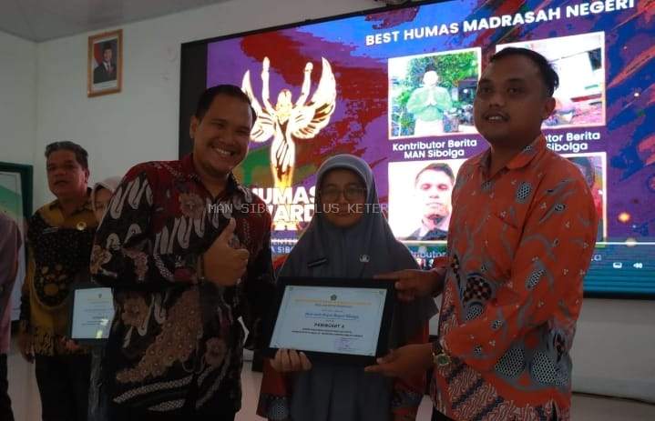 Penghargaan Best Humas MAN Sibolga Tegaskan Komitmen Menuju Madrasah Unggul