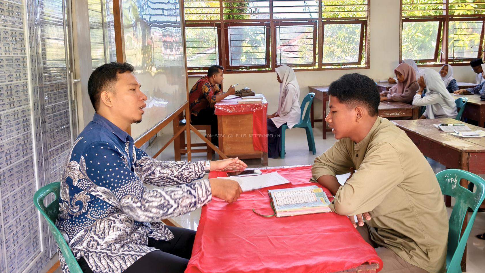 PPDB Berlanjunt,MAN Sibolga Uji Kemampuan Keagamaan Siswa