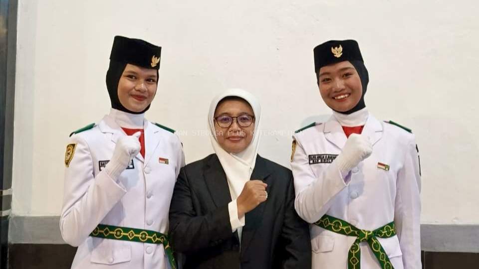 Siswi MAN Sibolga Tampil Membanggakan di Paskibra Kota Sibolga