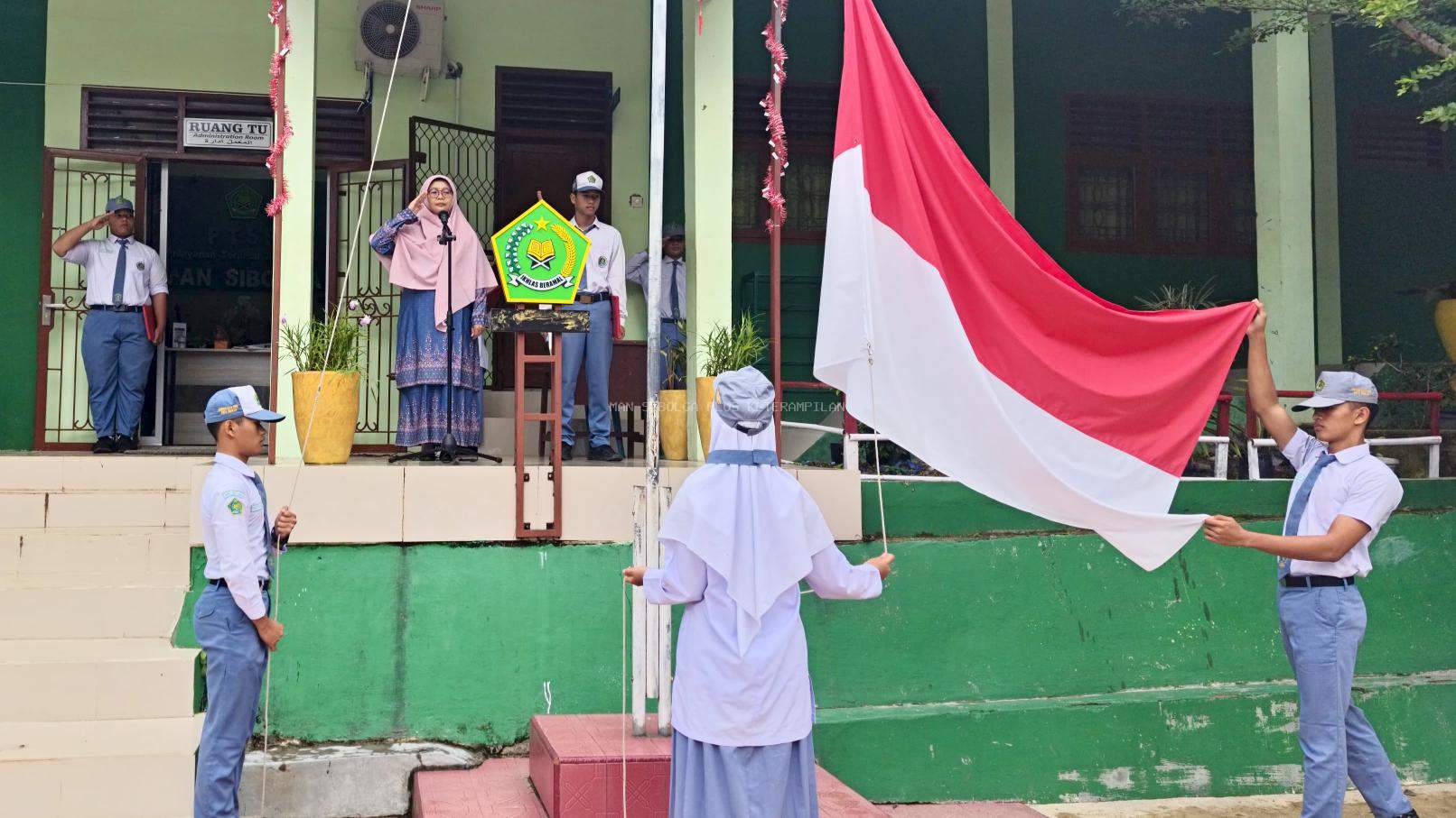 MAN Sibolga Gaungkan Pesan Damai dan Persatuan Bangsa