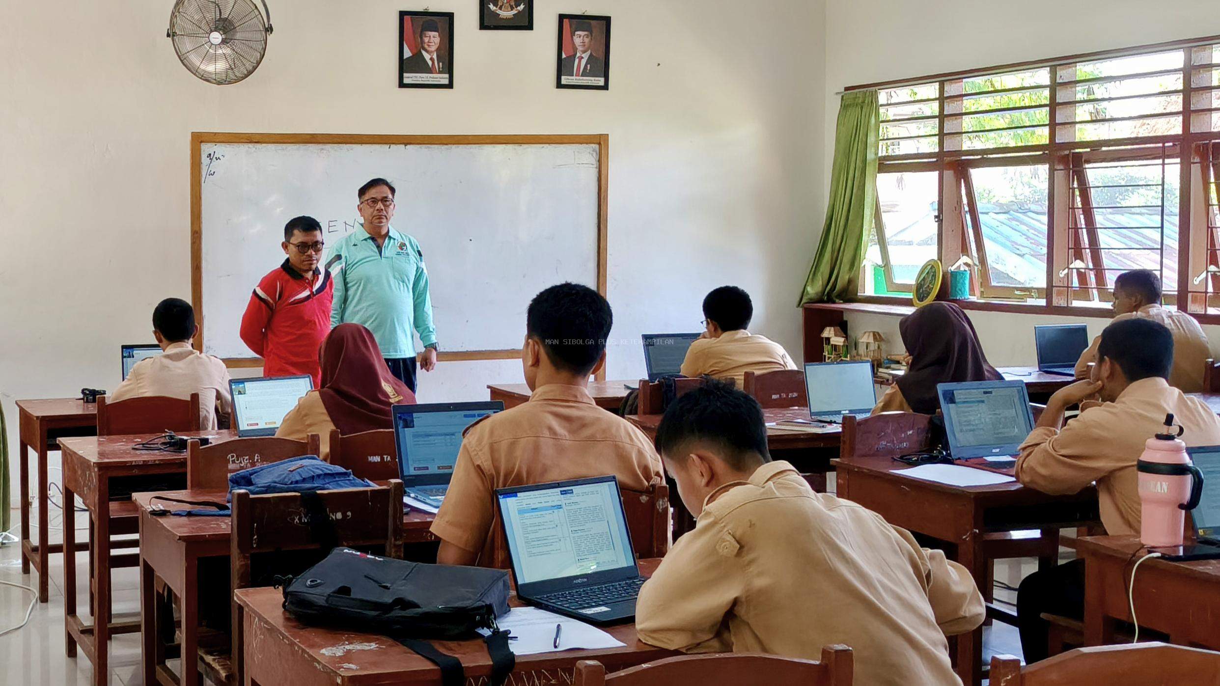 Simulasi TKA di MAN Sibolga, Latih Kesiapan Akademik Siswa